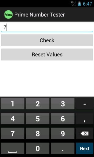 Prime Number Tester截图3