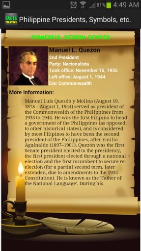 Philippine Presidents, Symbols截图3