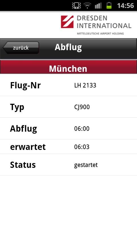 Flugtafel Flughafen Dresden截图2