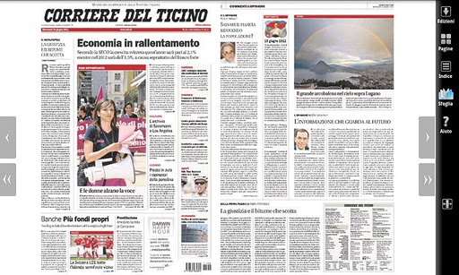 Corriere del Ticino截图2