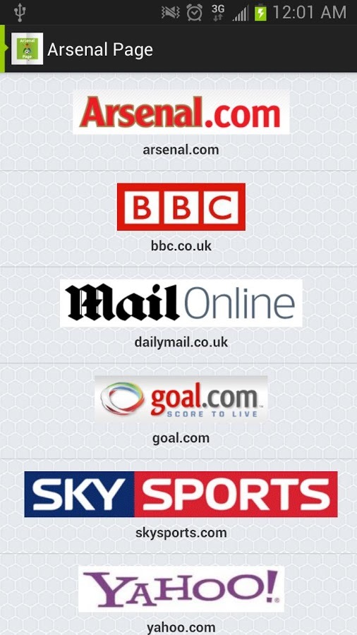 Arsenal Page截图1