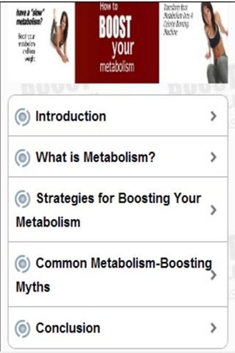Boost Your Metabolism截图2