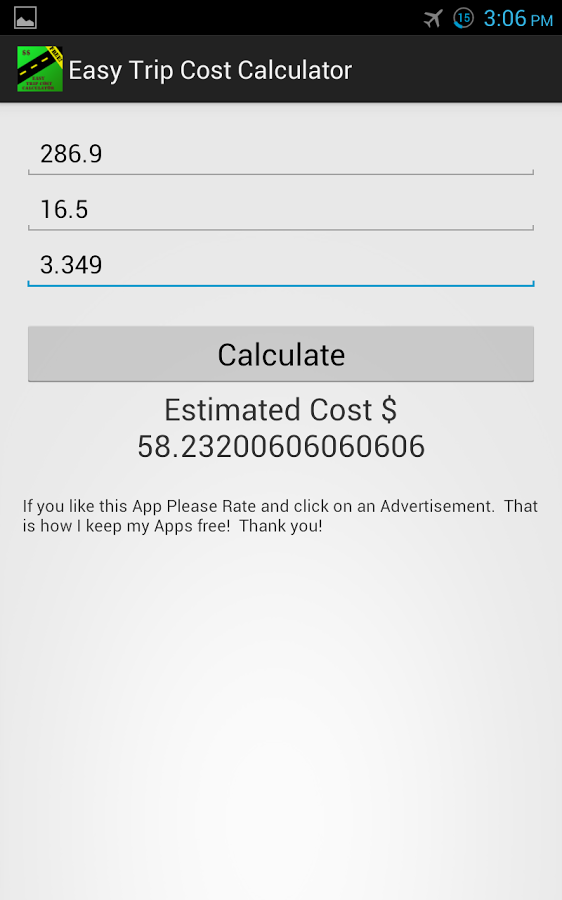 Appliance Cost Calculato...截图2