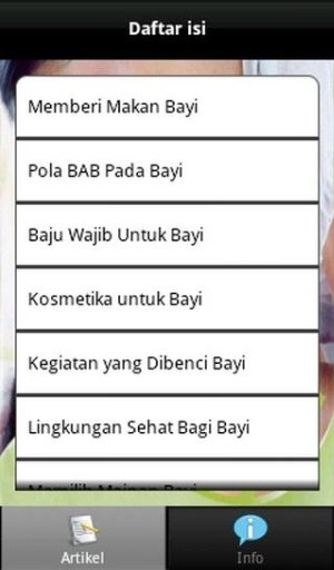 Tips Perawatan Bayi截图1