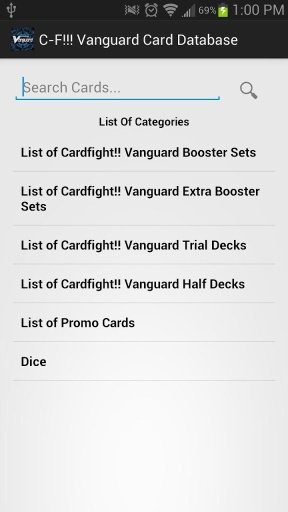 C-F!!! Vanguard Card Database截图1