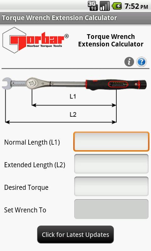 Norbar Torque Wrench Extension截图2