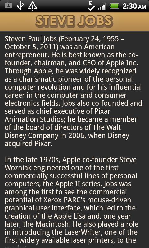 Steve Jobs Quotes Says截图2