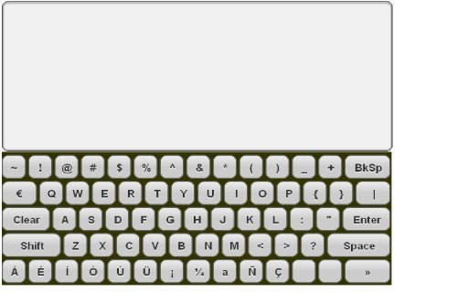 Mini Spanish Keyboard &amp; Pad截图2