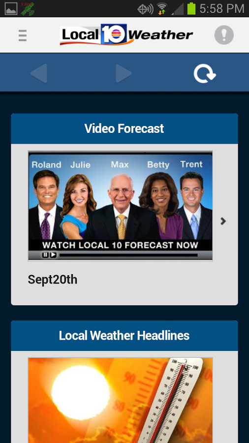 WPLG Local 10 Weather Free App截图6