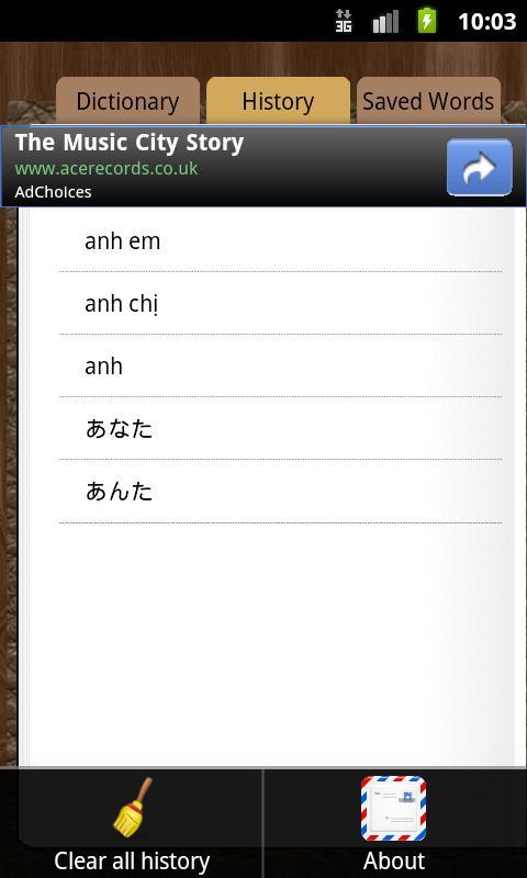 Japanese Vietnamese Dictionary截图3