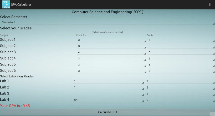 GPA & CGPA Calculator fo...截图8