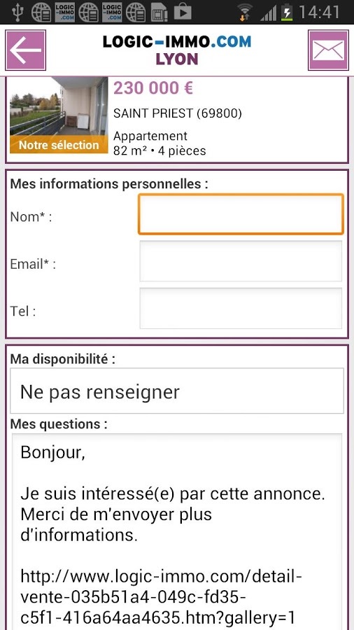 Logic-immo.com Lyon截图3
