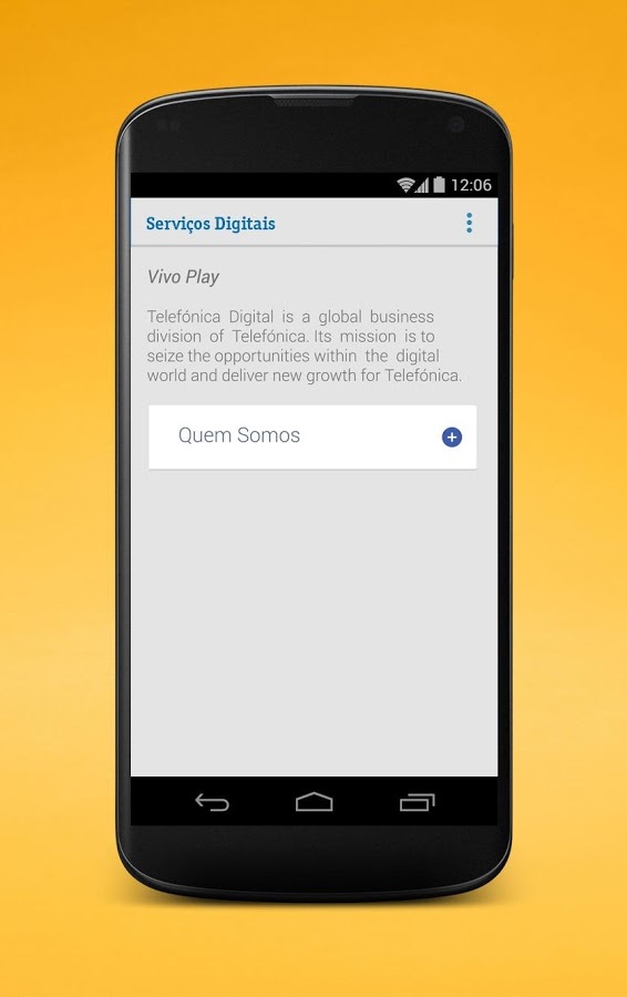 Servi&ccedil;os Digitais da Viv...截图3