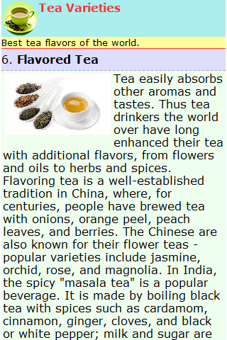 Tea Varieties of the Wor...截图3