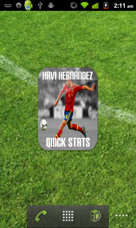 Xavi Hernandez FIFA Widget截图2