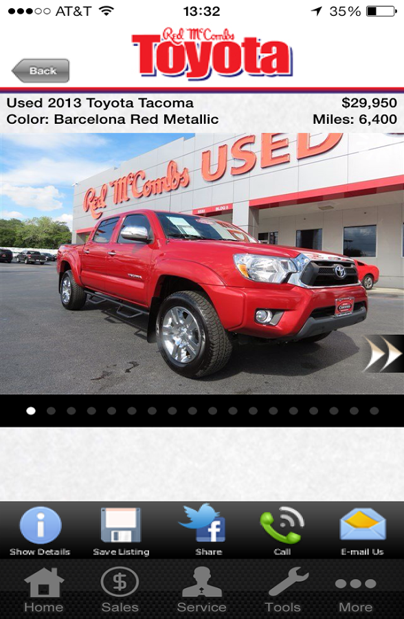 Red McCombs Toyota截图3