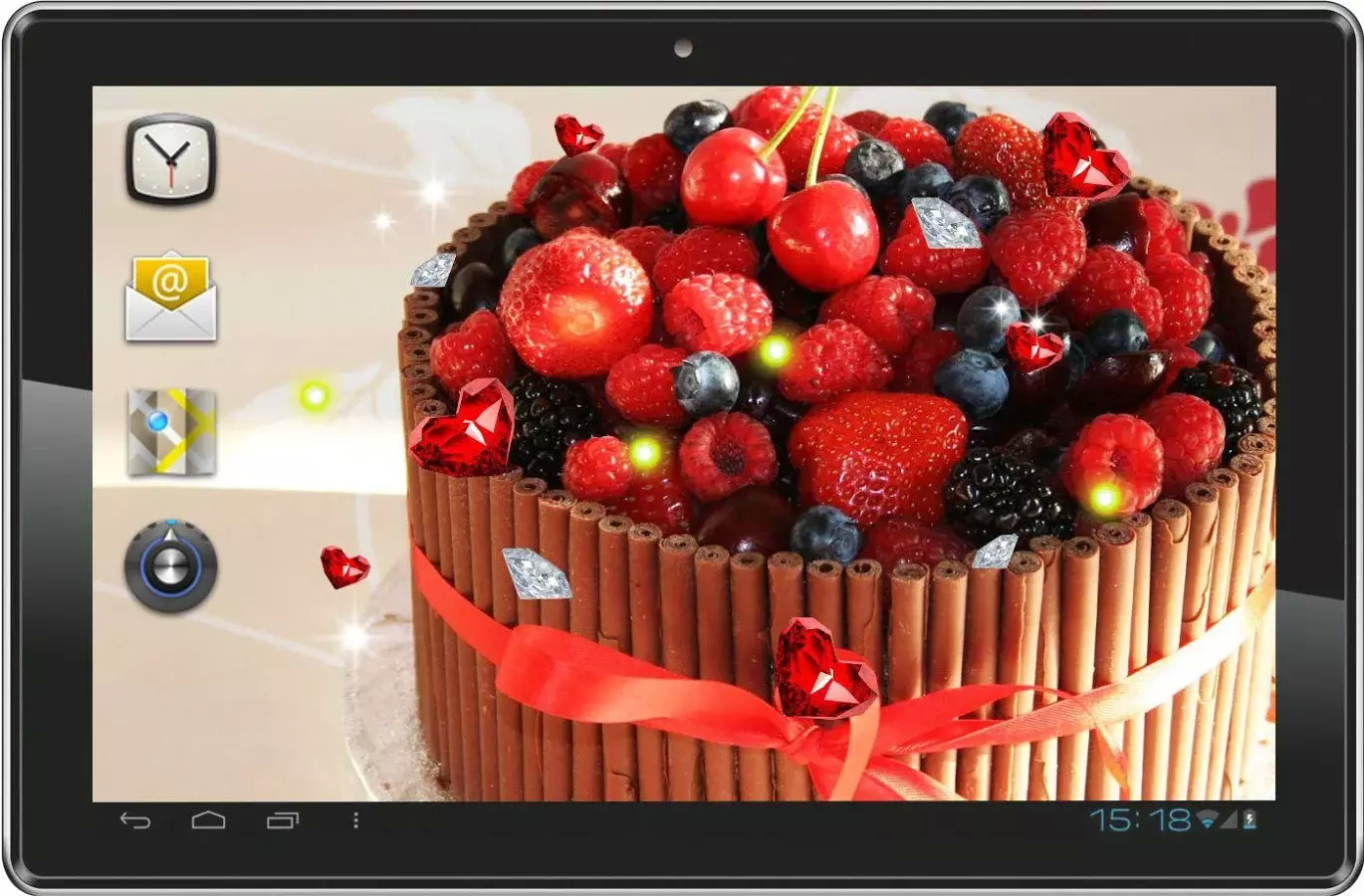 Chocolate Fresh Berry HQ LWP截图2