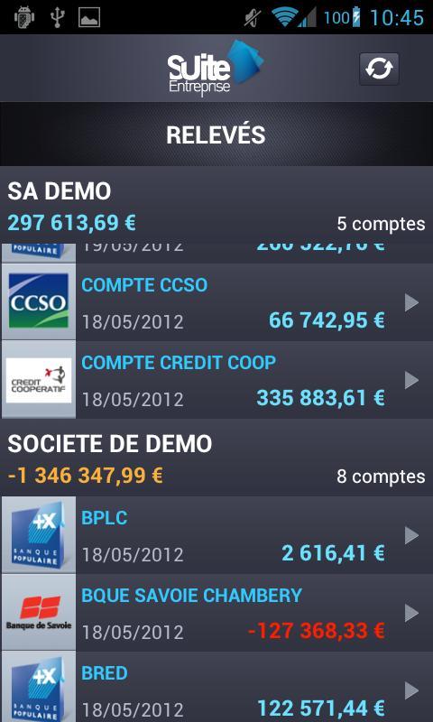 Suite Entreprise Mobile CCSO截图3