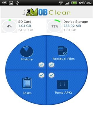 手机清洁 MobClean Free截图1