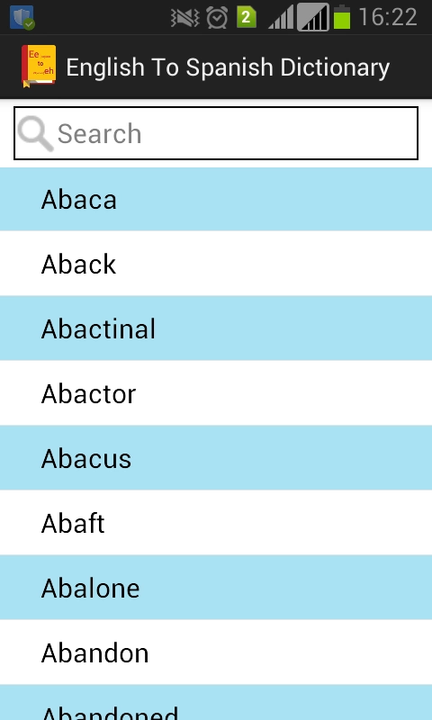 English to Spanish Dicti...截图1