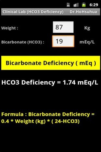 Clinical Lab (HCO3 Deficiency)截图3