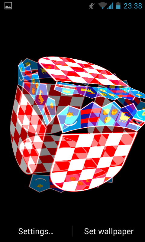 Croatia Coat Arms LWP 3D截图2