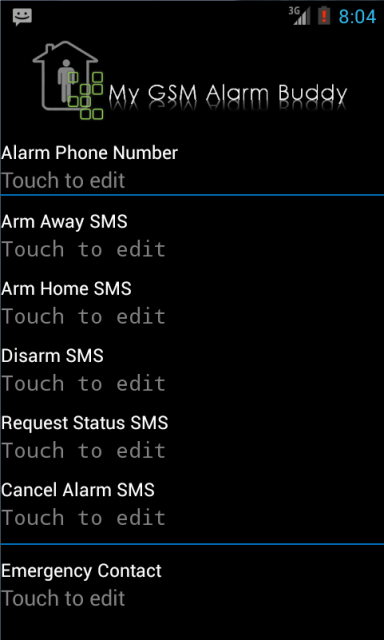 My GSM Alarm Buddy Lite截图4