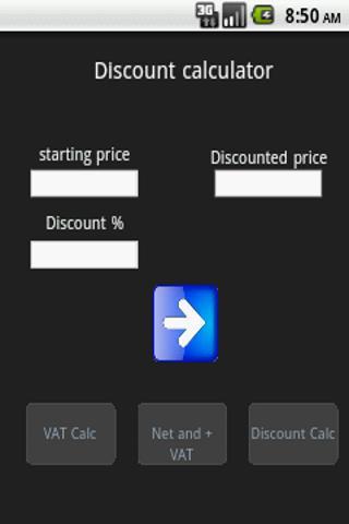 VAT & Discount calc截图1