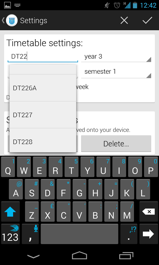 DIT Timetables截图5