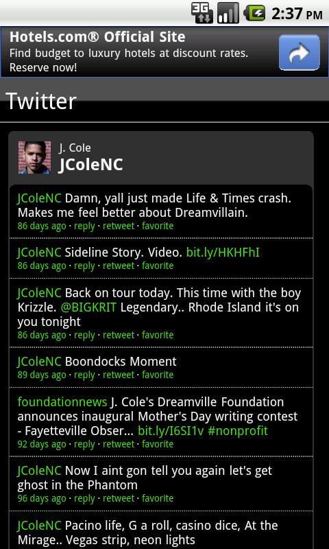 J. Cole Fan App截图2