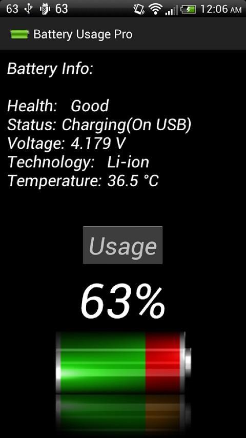 Battery Usage Pro截图1