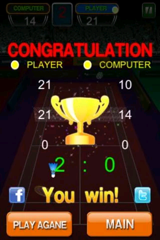 Badminton android game截图4