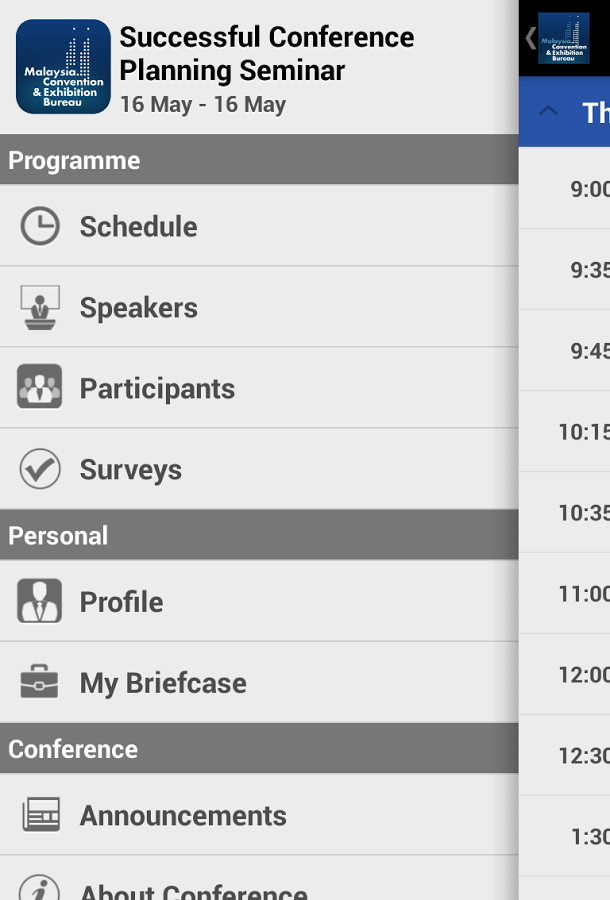 MyCEB Conferences截图3