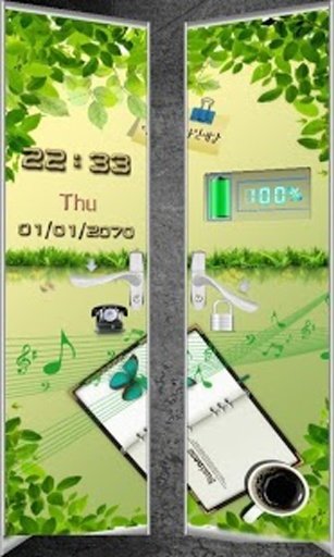 Green Door Lock Phone截图5