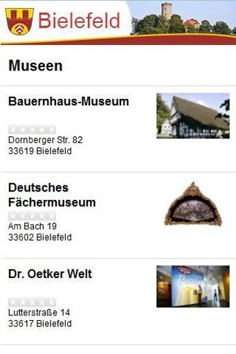 Cityguide Bielefeld截图6