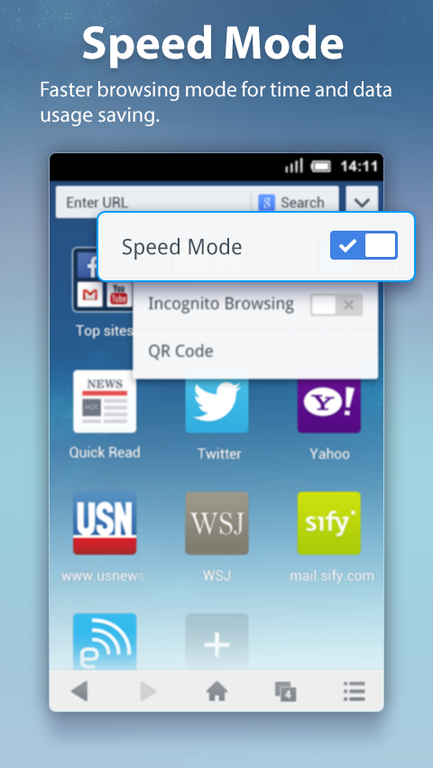 UC Browser Mini for Android截图5