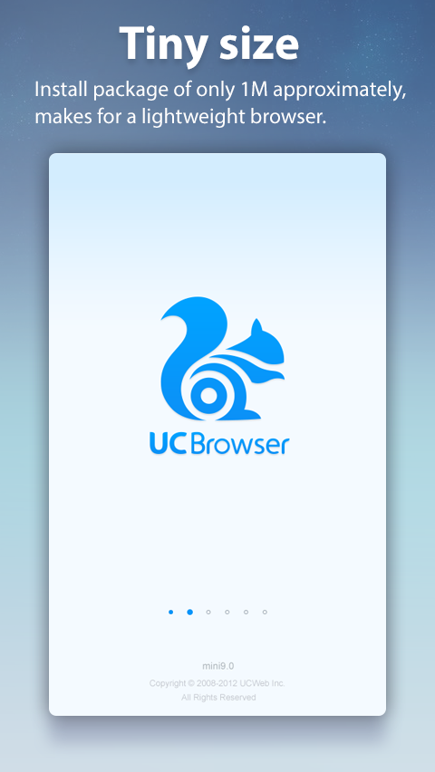 UC Browser Mini for Android截图1