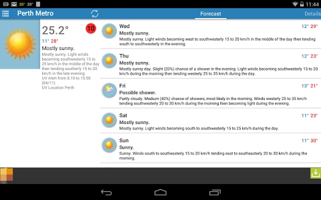 金天气免费 Au Weather Free截图10