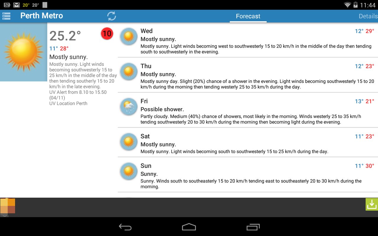 金天气免费 Au Weather Free截图1