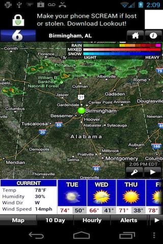 FOX6 WBRC StormWarn Center截图9