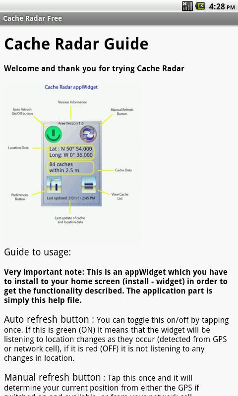 Cache Radar截图5