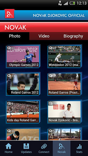 Novak Djokovic Official截图3