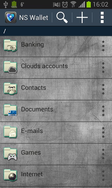 NS Wallet - 密码管理截图1