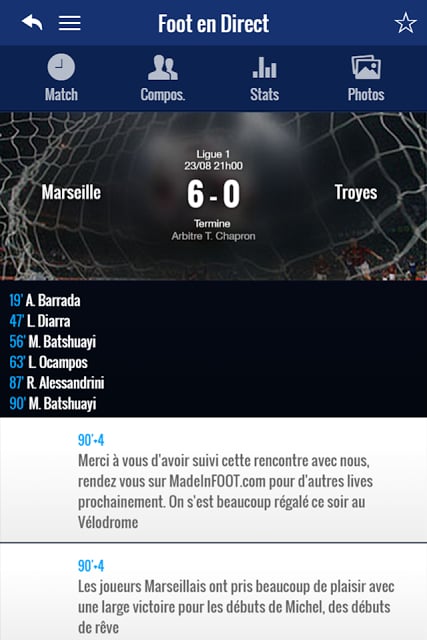 Foot en direct截图10