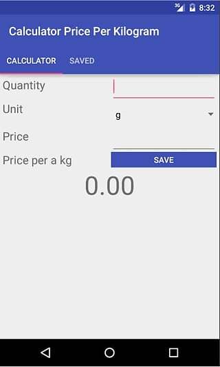 Kalkulator Cena za kilogram截图3