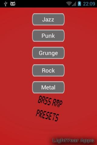 Bass Amp Presets LITE截图3