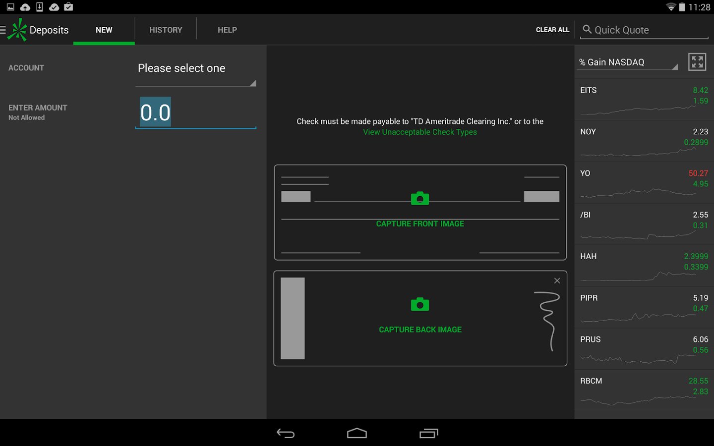 TD Ameritrade Mobile Trader截图6