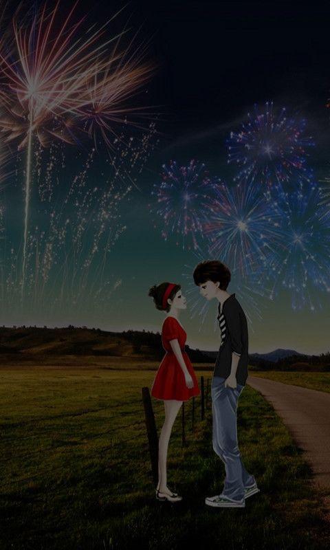 甜蜜情侣爱情锁屏 截图