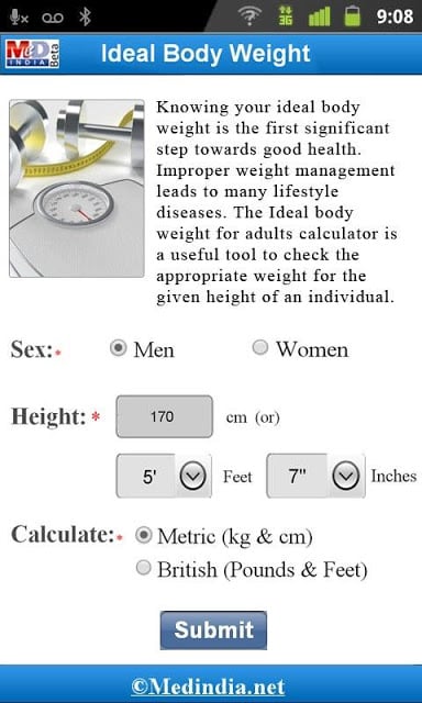 Ideal Body Weight截图1