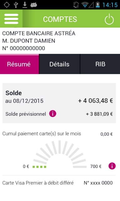 Groupama Banque Mobile截图3